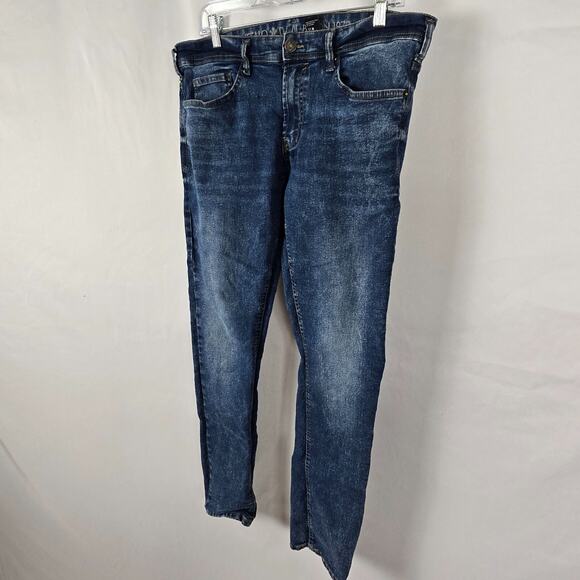 Buffalo David Bitton Jeans Men's 32** Blue Medium Fade Max-X Skinny Stretch - Picture 14 of 16